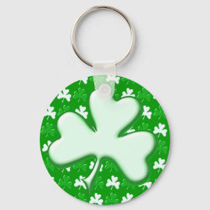 Llavero Diseño del patrón Shamrock de Irlanda de St Patric