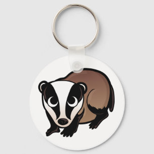Llavero Diseño del tejón