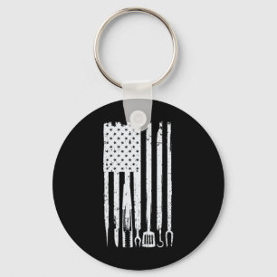 Llavero Diseño divertido de BBQ! Para fans del ahumado 