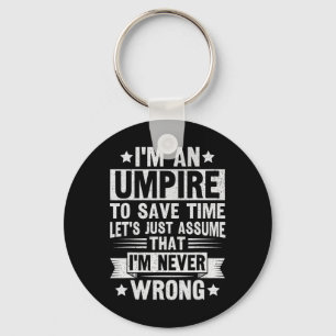 Llavero Diseño divertido de esqueleto para un árbitro