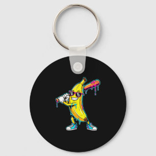 Llavero Diseño divertido de goteo de helado con salpicadur