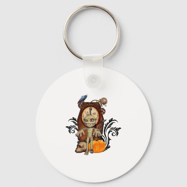 Llavero Diseño divertido de halloween (Anverso)