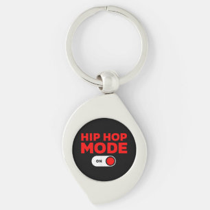 Llavero Diseño divertido de hip hop para hombres mujeres H