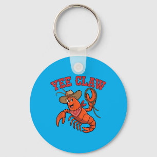 Llavero Diseño divertido de langosta vaquera Yee Claw para