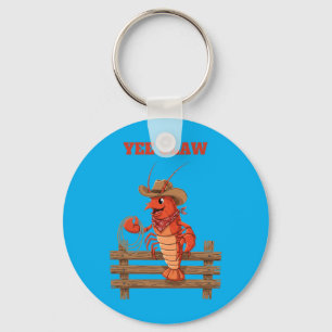 Llavero Diseño divertido de langosta vaquera Yee Claw para