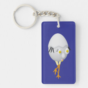 Llavero Diseño divertido del personaje de huevo RG y RA
