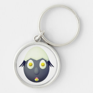 Llavero Diseño divertido del personaje de huevo RG y RA