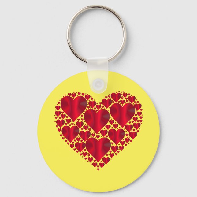 Llavero Diseño en forma de corazón (Anverso)