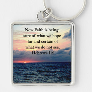 LLAVERO DISEÑO FOTOGRÁFICO DE HEBREWS 11:1