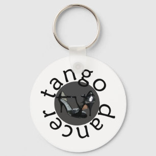 Llavero ¡Diseño fresco de la danza del tango!