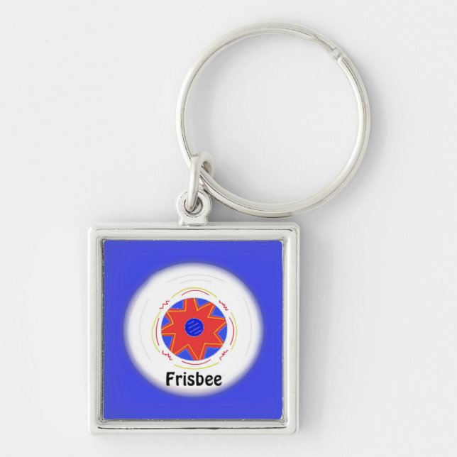 Llavero Diseño genial de Frisbee (Frente)