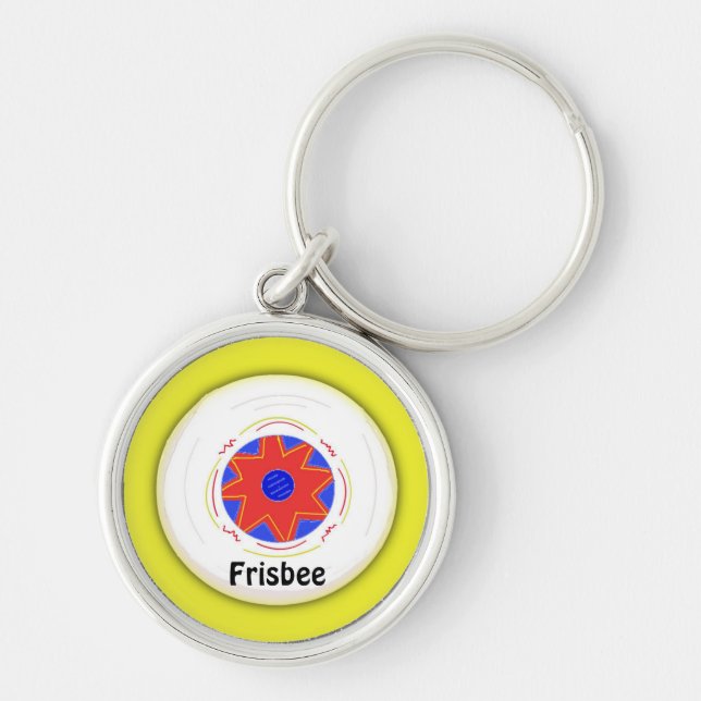 Llavero Diseño genial de Frisbee (Frente)