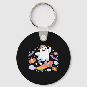Llavero Diseño genial de Halloween de patinador fantasma c