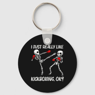 Llavero Diseño genial de kickboxing para hombres y mujeres