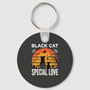 Llavero Diseño Gótico de Amor Especial de Halloween de Gat