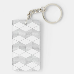 Llavero Diseño gráfico moderno, sencillo, urbano y de moda