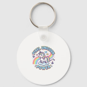 Llavero Diseño Gráfico Producto Poder Unicornio Pixel Unic