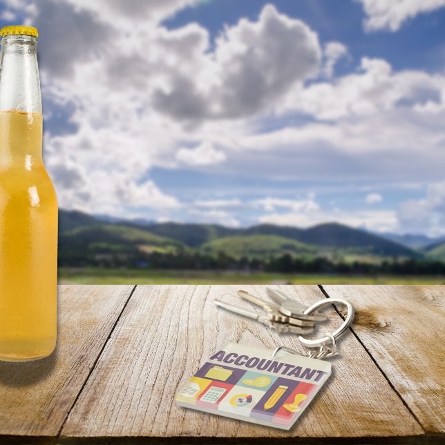 Llavero Diseño icónico de contabilidad profesional (Subido por el creador)