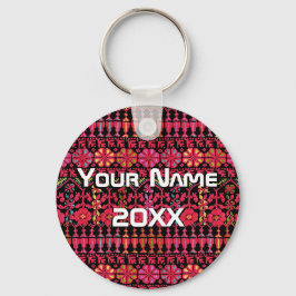 Llavero Diseño impreso del bordado palestino Tatreez