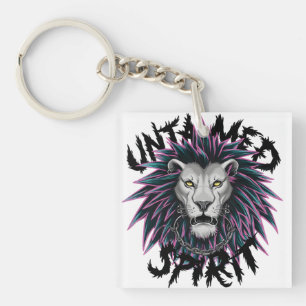 Llavero Diseño indomable de leones de Punk espiritual