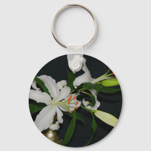Llavero Diseño Irlandés-Colección de Latón y Flores