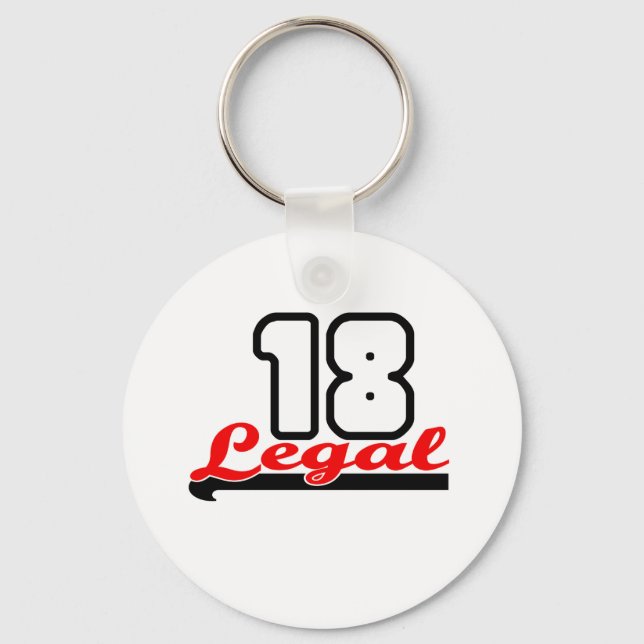 Llavero Diseño "Legal 18" (Anverso)