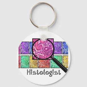 Llavero Diseño magnificado regalos de las células del
