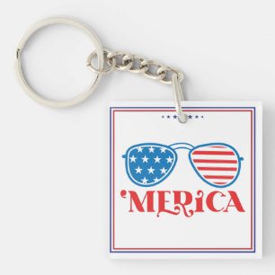 Llavero Diseño Merica 4 de Julio-32042