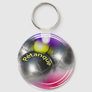 Llavero Diseño moderno de baloncesto de Petanque