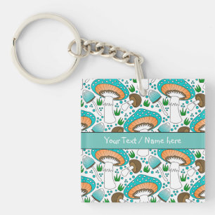 Llavero Diseño moderno de hongos