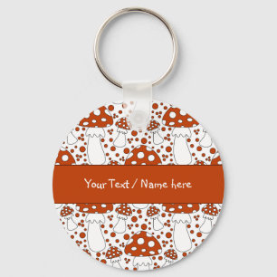 Llavero Diseño moderno de hongos