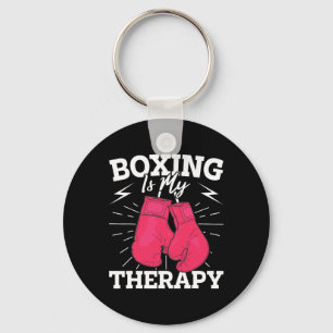 Llavero Diseño Motivador De Boxeo Para Combatientes Pionad