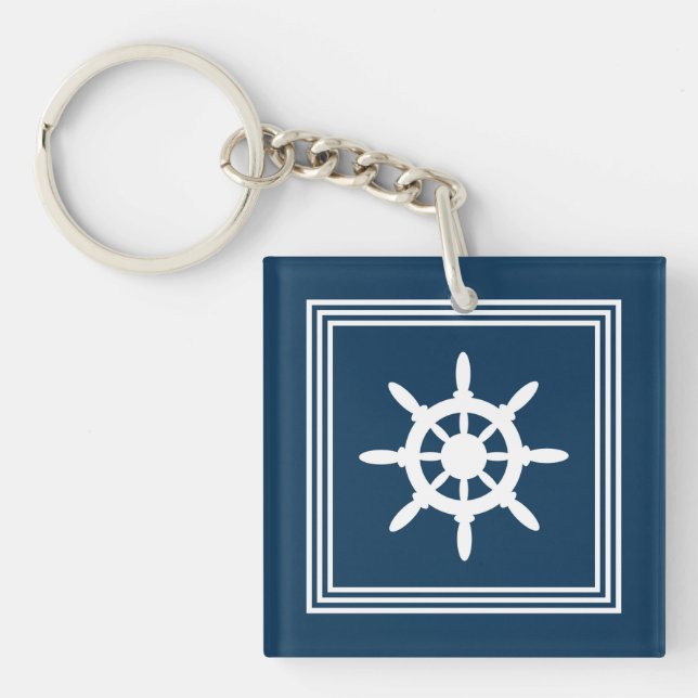 Llavero Diseño náutico (Frente)