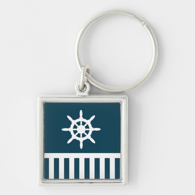 Llavero Diseño náutico (Frente)