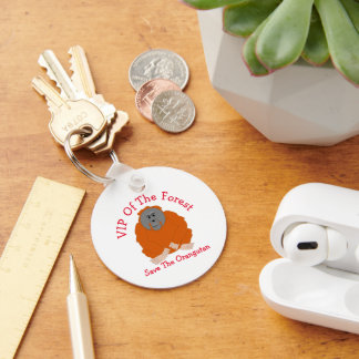 Llavero Diseño orangután personalizado