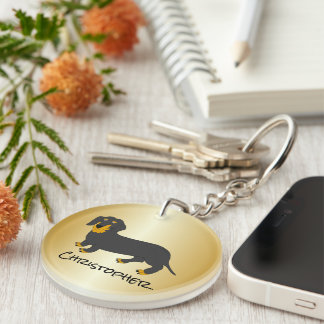 Llavero Diseño personalizado de Dachshund