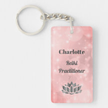 Diseño personalizado rosa de profesional de Reiki