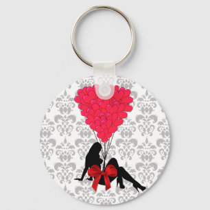 Llavero Diseño romántico de San Valentín