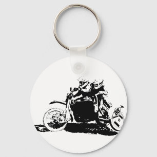 Llavero Diseño Sidecarcross simple