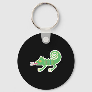 Llavero diseño tribal de lagarto