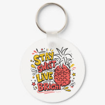 Diseño Tropical de Piña Diversión Colorido Verano
