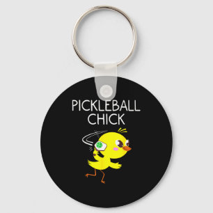 Llavero Diseño único de pickleball para mujeres y niñas de