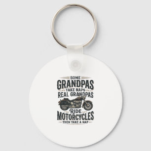 Llavero Diseño vectorial vintage de siesta en motocicleta
