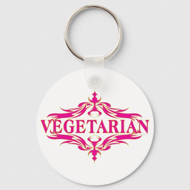 Llavero Diseño vegetal rosa bonito (Anverso)