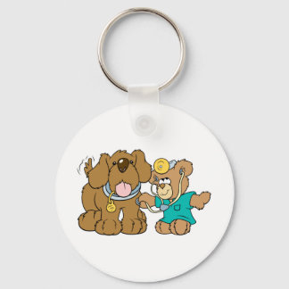 Llavero diseño veterinario del veterinario teddy bear