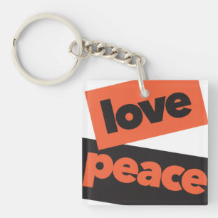 Llavero Diseño vibrante, audaz, simple, urbano de Love Pea