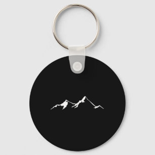 Llavero Diseño Vintage Cordillera Montañosa Escalada Sende