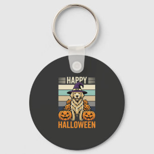 Llavero Diseño Vintage de Calabaza de Halloween de Golden
