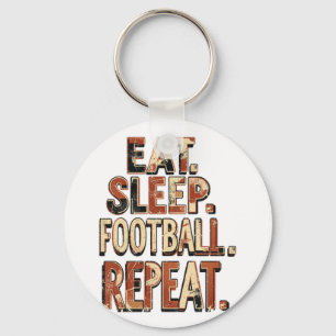 Llavero Diseño Vintage para Fanáticos del Fútbol   Gráfico