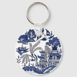 Llavero Diseño Willow Blue Classic